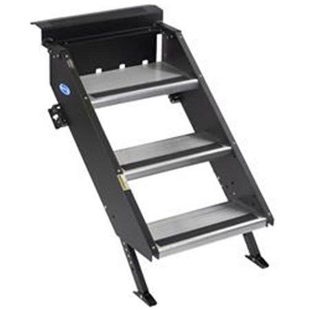 GREEN ARROW EQUIPMENT STP32629H 26 in. 3 Step with Strut Assist Weightless RV Steps GR2605208